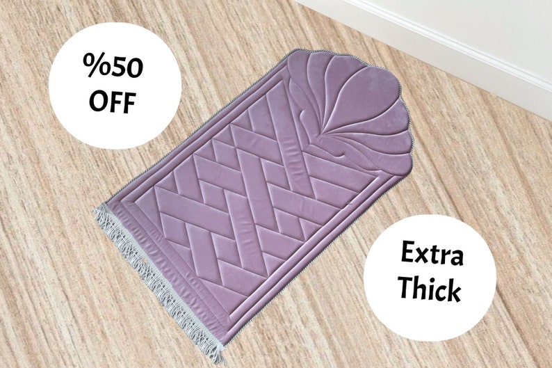 Memory Foam Prayer Mat Comfortable Prayer Mat Soft Padded Etsy