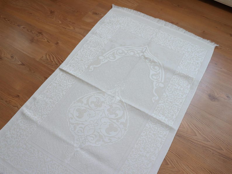 Cotton Taffeta Prayer Mat, Portable Thin Prayer Rug, Muslim Travel Prayer Mat, Islamic Gifts, Janamaz, Ramadan Eid Gift, Sejadah, Mawlid