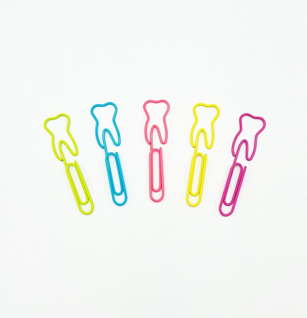 Dental Paper Clip Tooth Paperclip Dental Stocking Stuffer Dental