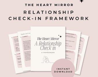 Step-by-Step Relationship Check-In Guide and Couples Communication Worksheet to Deepen Connection & Emotional Intimacy