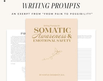 Guided Emotional Healing Writing Prompts: Foundations of Self-Discovery (Digital Workbook)