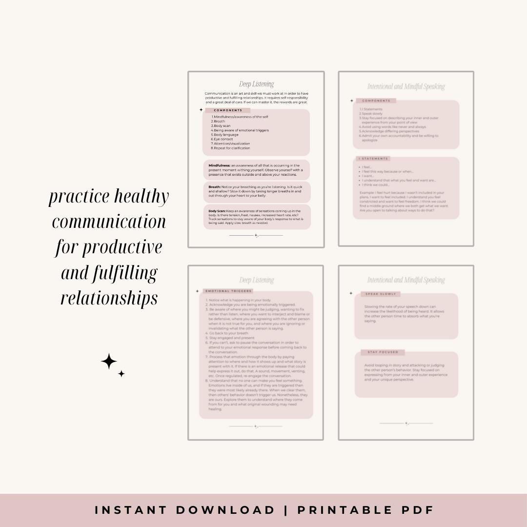 Communication Guide Relationship Step-by-step Guide to Effective Communication in Relationships ...