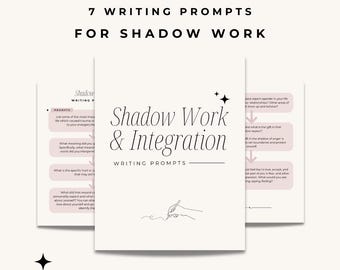 Shadow Work Journal Prompts: A Guide for Self-Discovery & Integrating the Shadow (Digital Download)