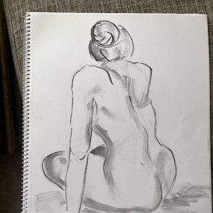 Aware I Charcoal on Paper I Original Drawing