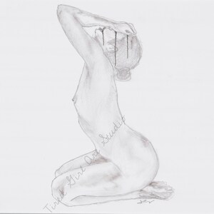 Crying Girl I Fine Art Print I Graphite I Black and White