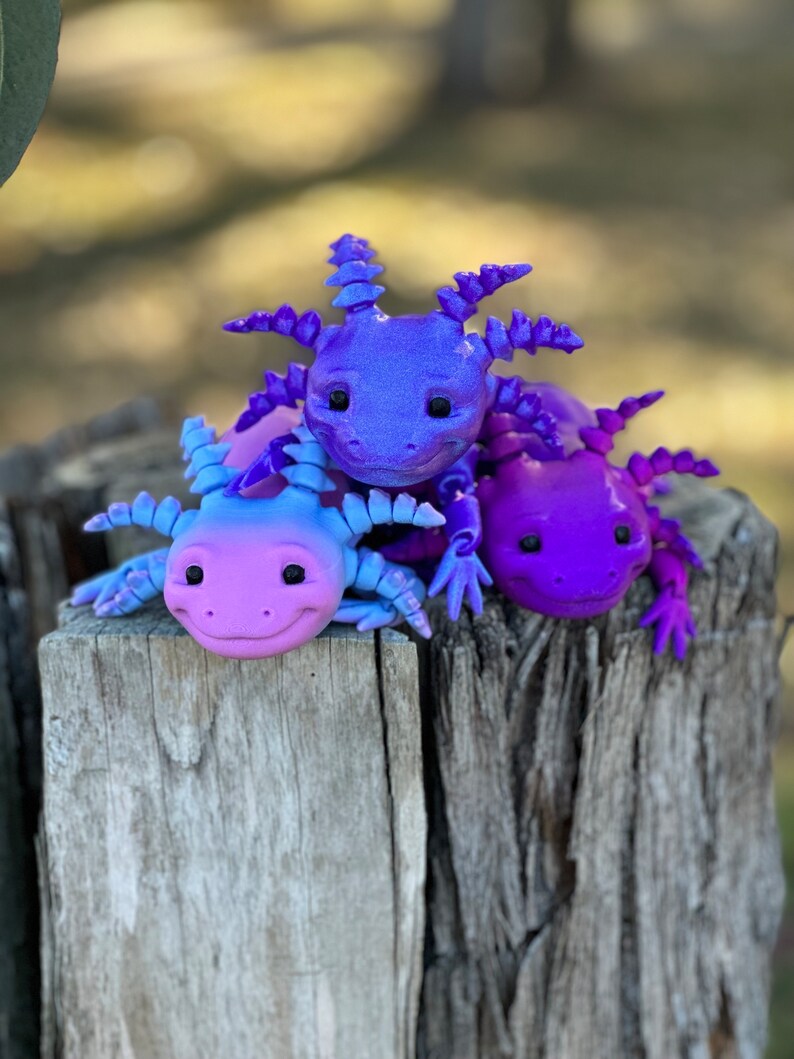Articulating Axolotl Etsy