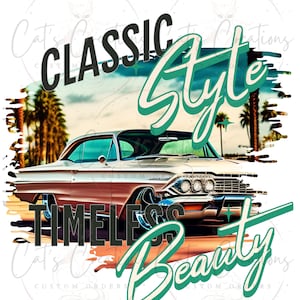 Classic Style Lowrider - (PNG)