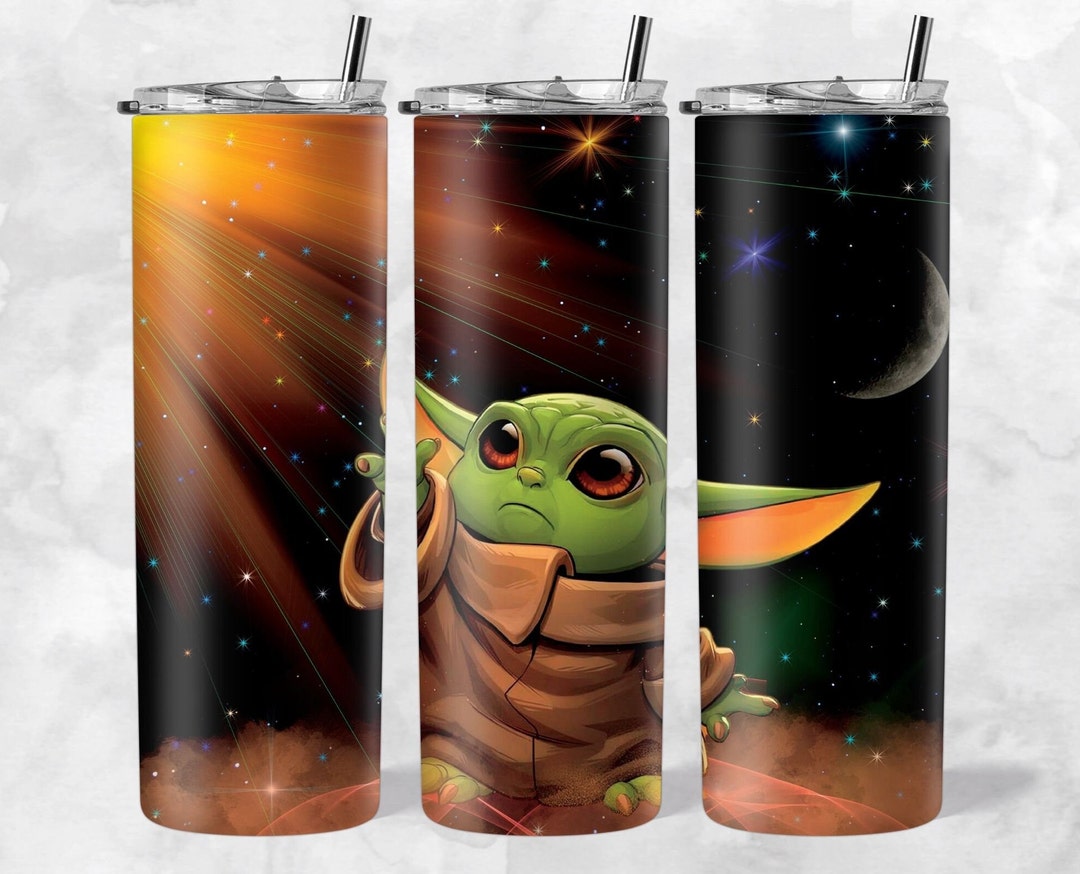 Baby Yoda Tumbler Tumbler Baby Yoda Cup Baby Yoda Baby Etsy