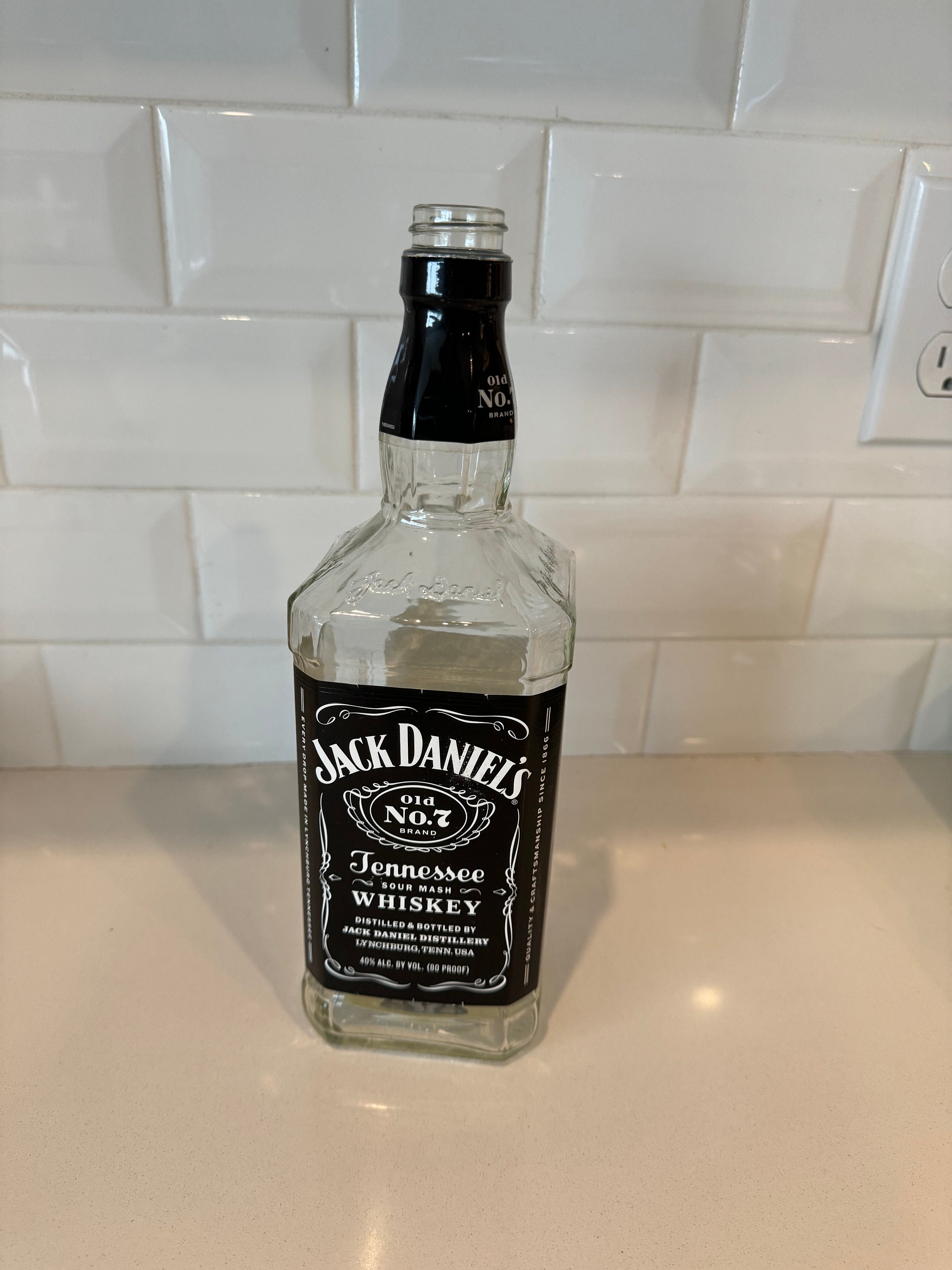 Jack Daniels Black Label EMPTY Bottle 750ml NO CAP Etsy