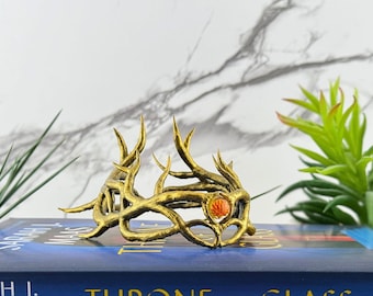 Fantasy/Romantasy crown bookshelf/ book nook decor