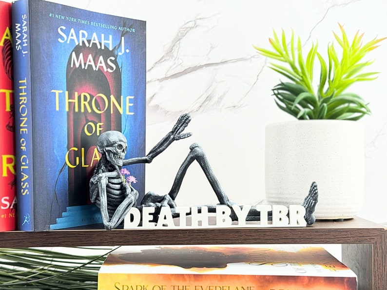 Death Note Bookends Death by TBR/ to Be Read - Library Sign/bookshelf Sign - Etsy