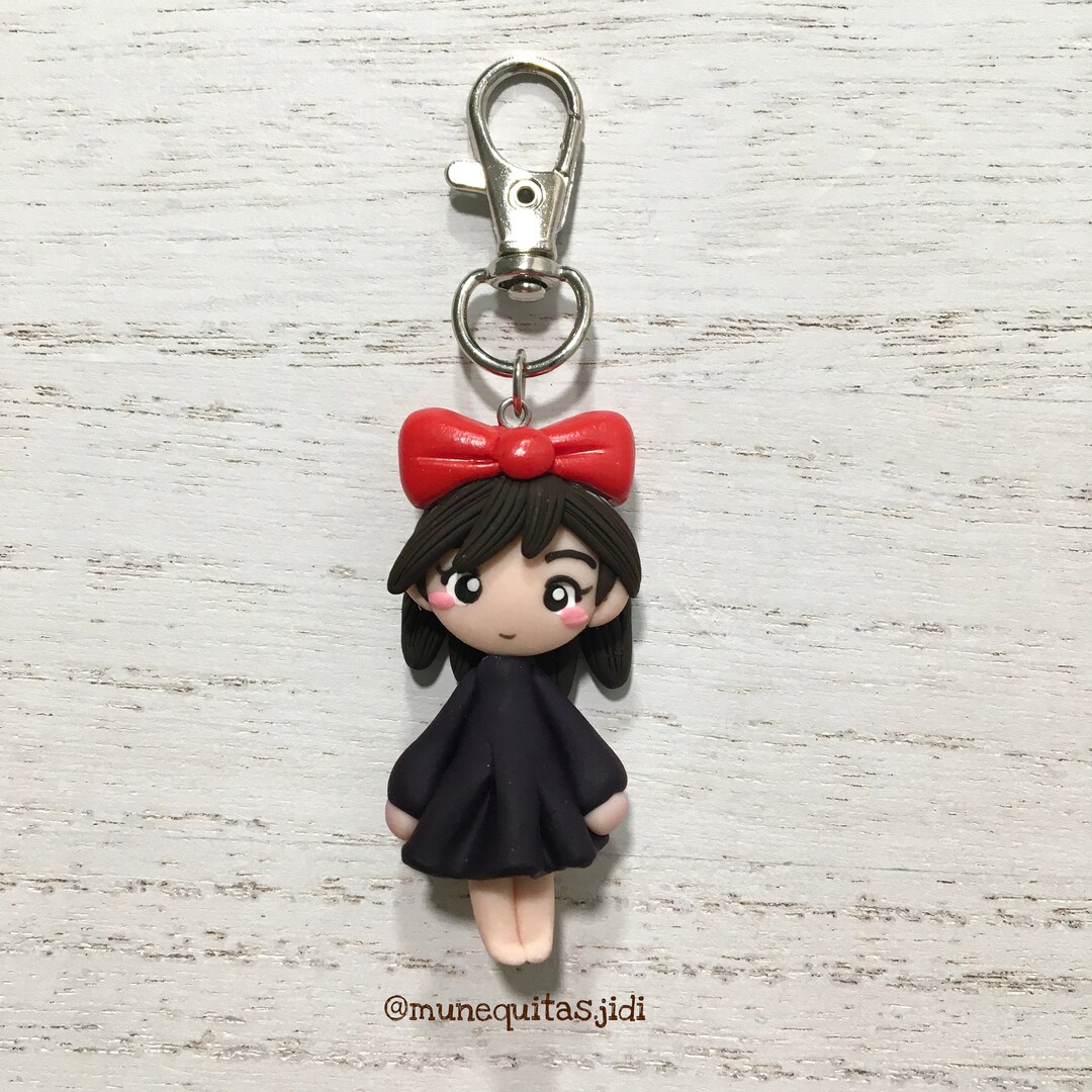 Kiki Keychain From Studio Ghibli Kikis Delivery Service Chibi - Etsy