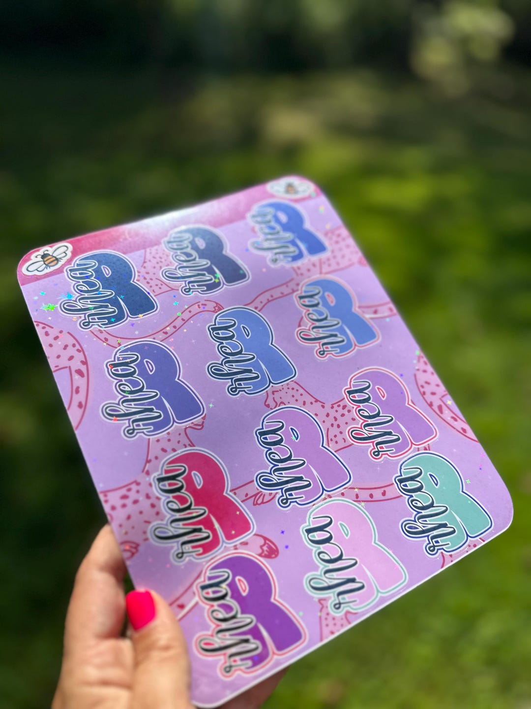 Zei Sticker Name Personalized Holographic Name Stickers - Etsy