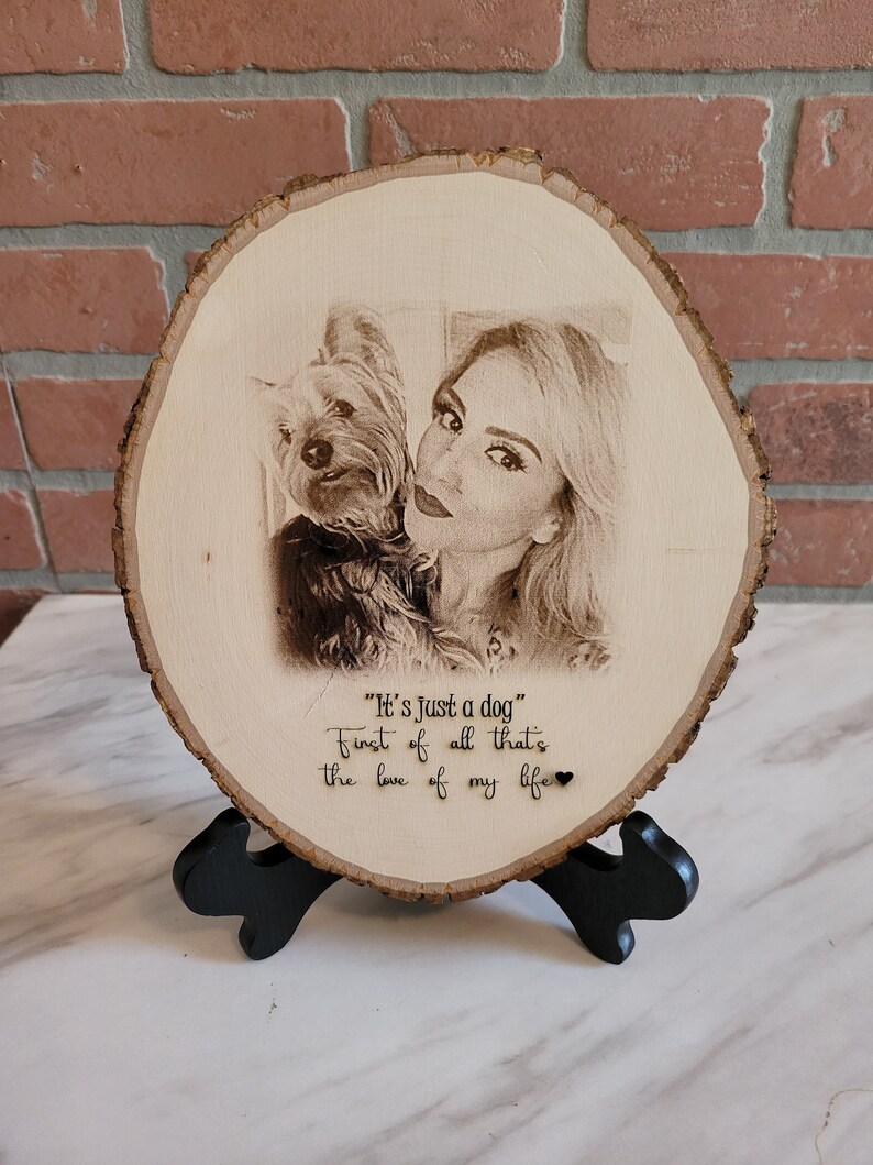 Wooden Engraved Portrait Etsy