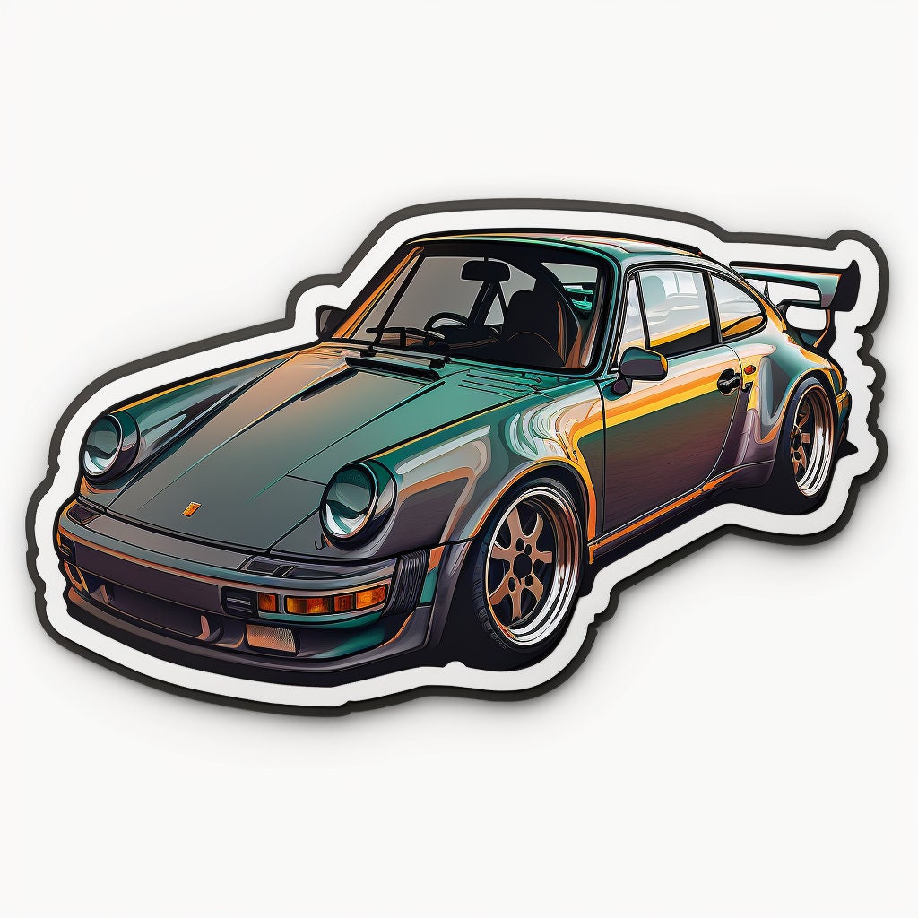 Porsche 911 Vinyl-cut Sticker 