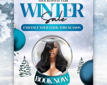 Editable Winter Flyer Template