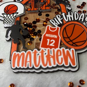 Decorazione per torta a forma di basket