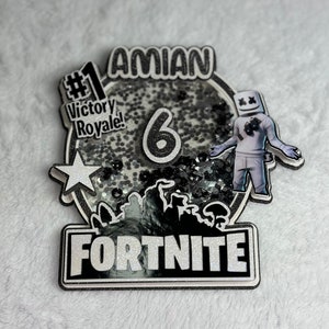 Gamer cake topper