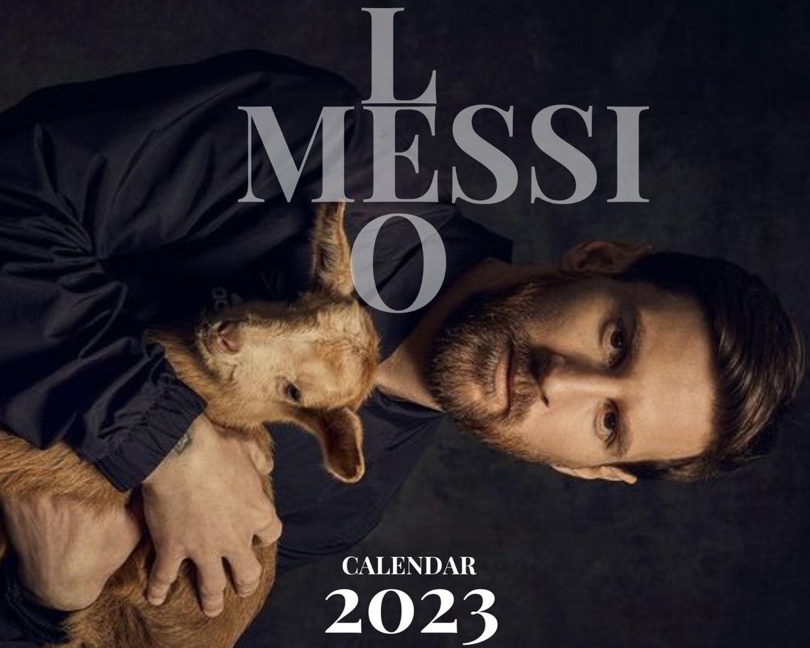 Leo Messi Calendar 2023 Gift Etsy