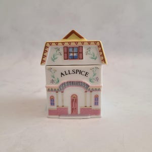 Vintage Lenox Village Spice Jar - Original 1989 Collection (You Pick)