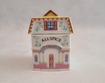 Vintage Lenox Village Spice Jar - Original 1989 Collection (You Pick)