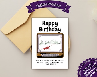 Tarjeta De Cumpleaños Personalizable Del Teniente Joe Kenda (Homicide Hunter) - Hecha A Mano