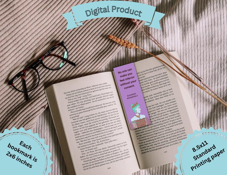 16 Printable Diverse Princess and Queen Bookmarks With Quotes Phrases ...