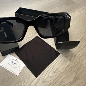 PRÁDÁ Luxury Unisex Sunglasses Black