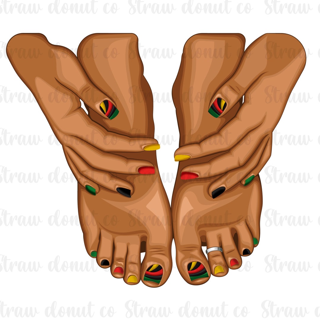 Nail Art Clipart Png Digital Download Tumbler Etsy