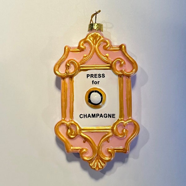 Press for Champagne Ornament, Cody Foster and Co!