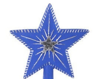 Double Star Tree Topper (blue), Cody Foster and Co.