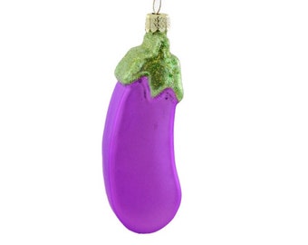 Eggplant Emoji Ornament, Cody Foster and Co!