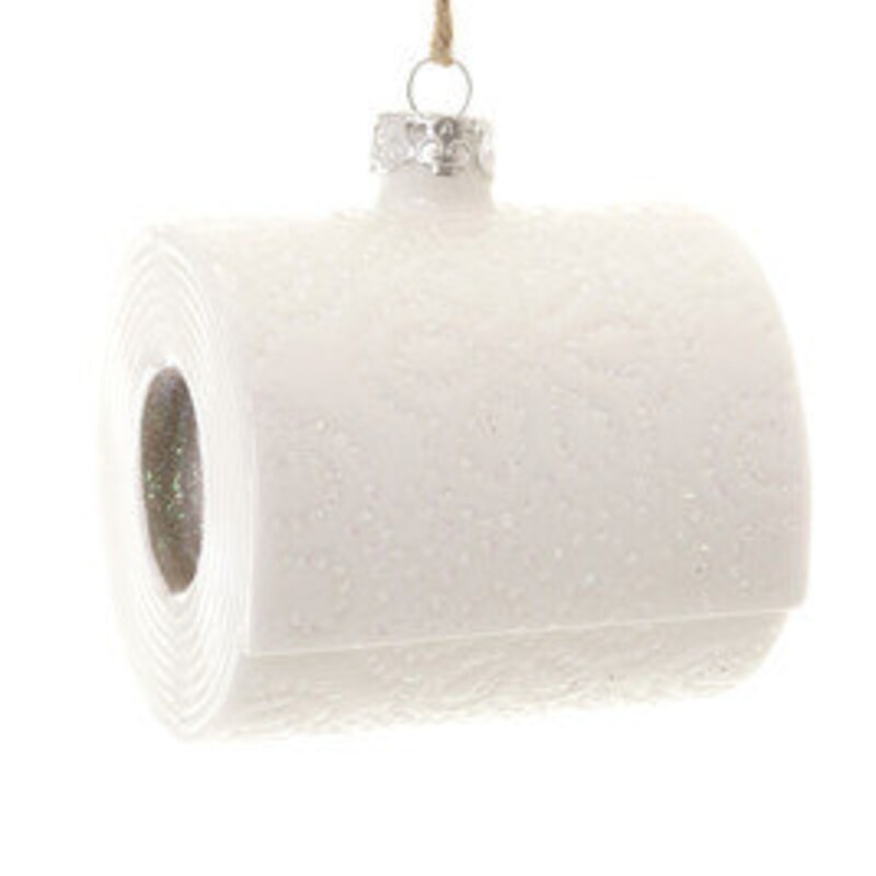 Toilet Paper Ornament - Etsy