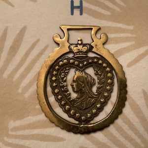 Brass Horse Medallion
