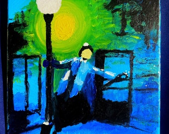 Singin' in the Rain Original Acrylic Painting