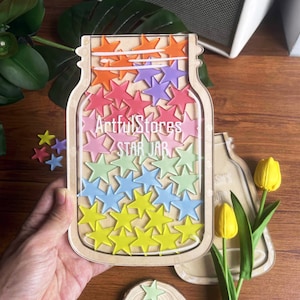 Personalisierte Belohnungsglas, Star-Belohnungsgläser, Smiley-Gläser, Lehrergeschenk, Klassenzimmer-Belohnungsglas, gutes Behavior-Glas, benutzerdefiniertes Belohnungsglas-Klassenzimmer