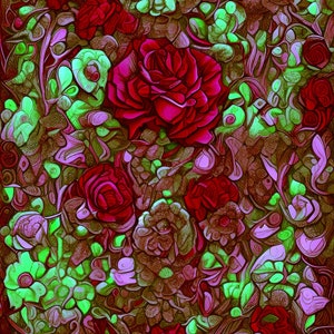 Abstract Flower Art