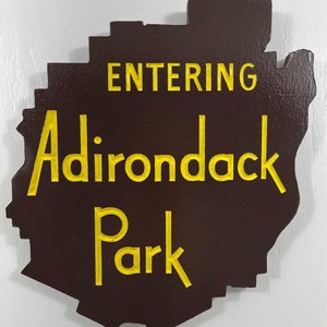 11 inch Entering Adirondack Park Sign