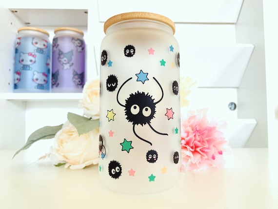 16oz Glass Tumbler / Anime / Manga / Kawaii / Cute / Glass Cup