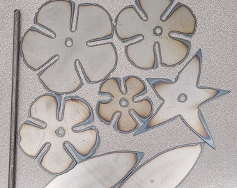 DIY metal flower / rose weld together. Weld kit, project based learning, give the gift of love, weld her a metal rose. Skill builder