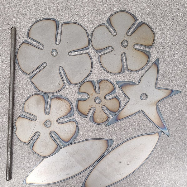 Metal Flower - Etsy
