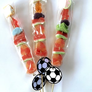 Candy Kabobs! Party Favors! Candy Skewers! Dessert table! Made to order. Personalized to your event. Birthday, holidays, special occasions.