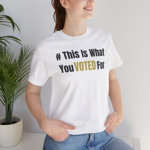 Political T-Shirt, Voting Tee, Election Shirt, Activist Apparel, Vote Graphic Top