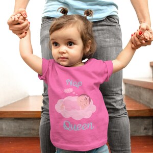 Nap Queen Infant Tee, Cute Baby Shirt, Baby Shower Gift, Toddler Clothing, Newborn Outfit, Infant Gift Idea