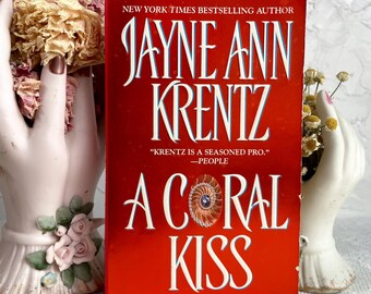 A Coral Kiss by Jayne Ann Krentz --1980s Contemporary Romantic Suspense