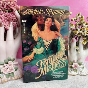 Fortune&#39;s Mistress by Michele Stegman --LIKE NEW -- 1990s Historical Romance --Captain historical Romance