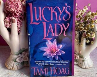 Lucky's Lady by Tami Hoag --1990s Contemporary Romance --Suspense-Mystery--Doucet Series Book #2 --LIKE NEW