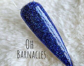Oh Barnacles – brokatowy akrylowy proszek do zanurzania