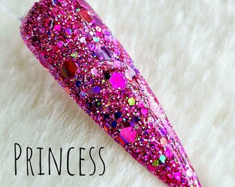 Princess- Glitter Acrylic Dip Powder