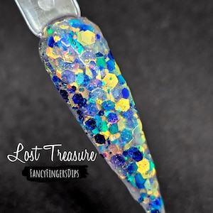 Lost Treasure- Chunky Glitter Acrylic Dip Powder